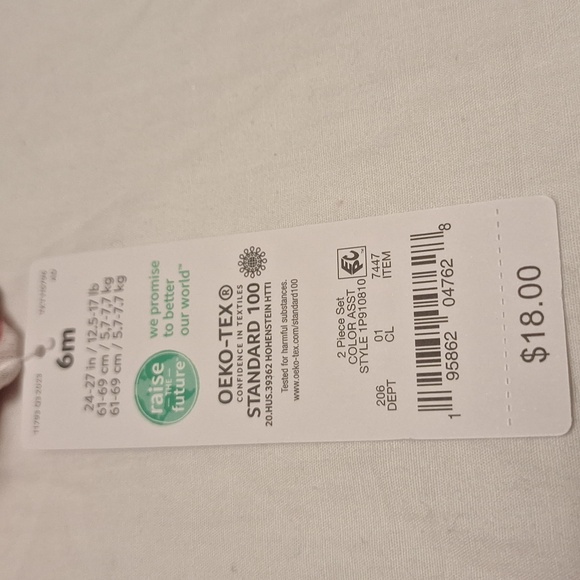 NEW! Baby Girls 2pc Set Long Sleeve Floral Chiffon Dress, Red, ⁃ Carter' - Picture 2 of 11